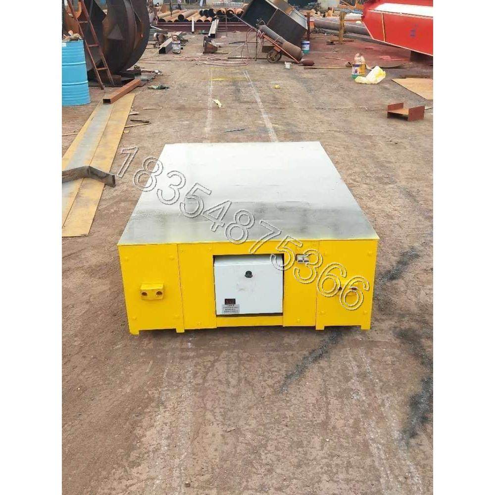 定制电动遥控蓄电池无轨地平车重型搬运车车间轨道货物运输平板车