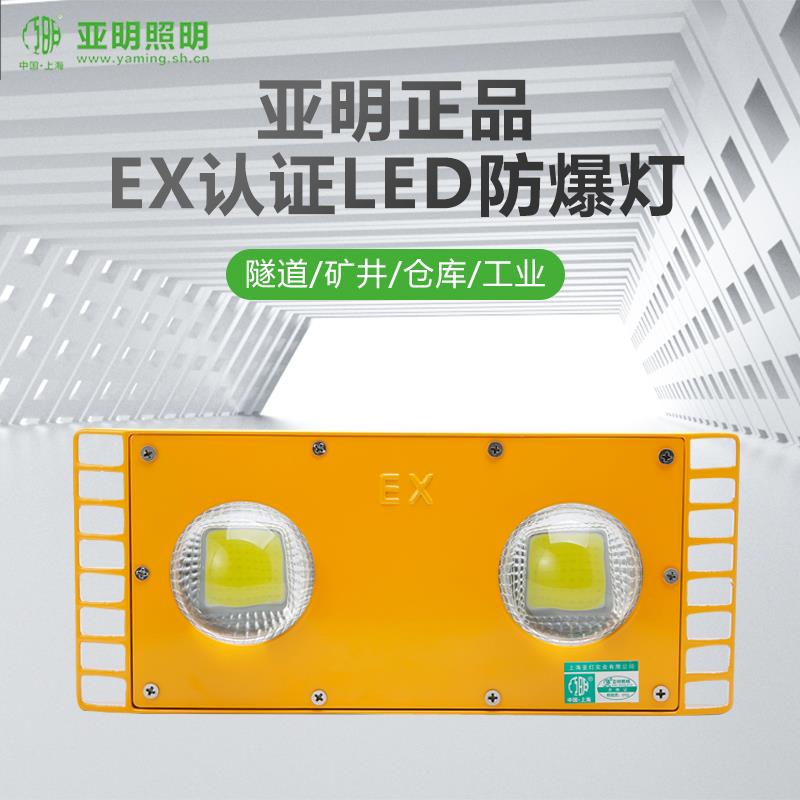 亚明led免维护隧道防爆灯仓库100W200W400瓦照明灯低压36V投光灯