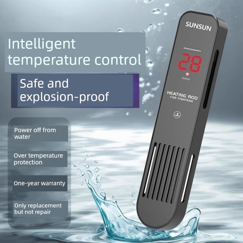 Sensen鱼缸加热棒自动恒温龟小迷你水释放电源加热棒专用电加热器