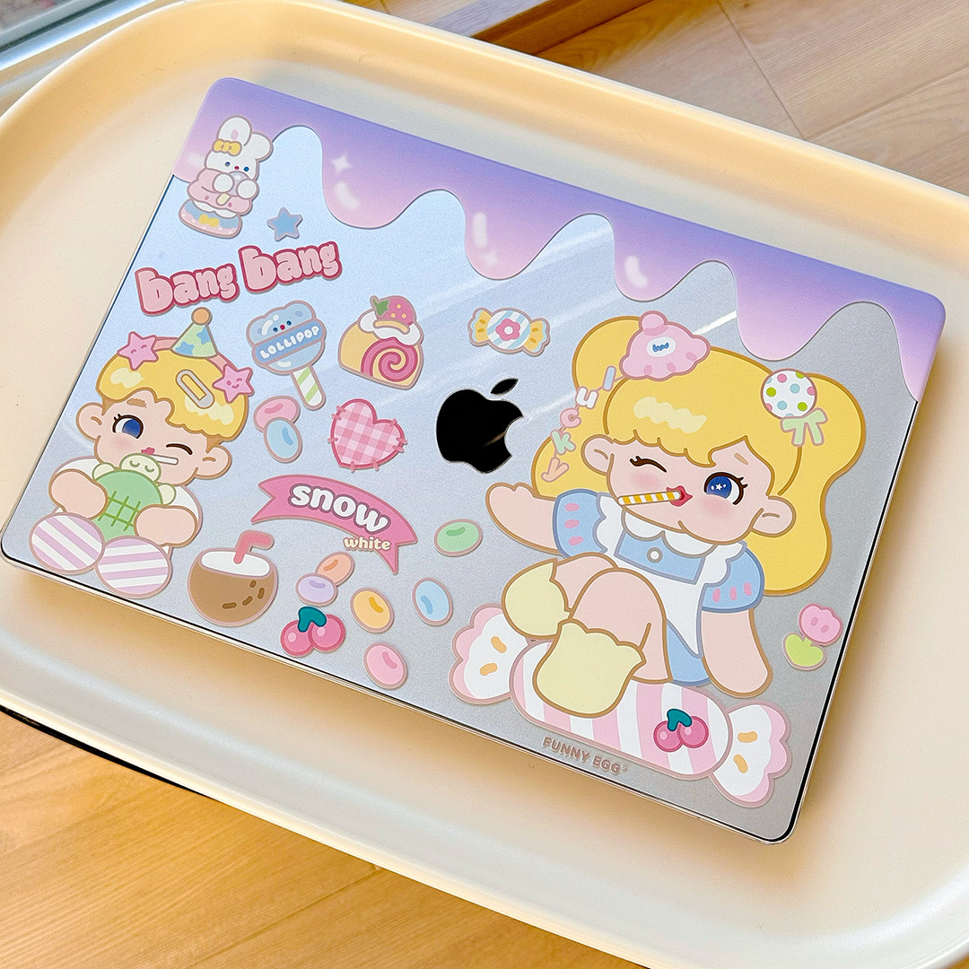 半熟玉子原创设计可爱棒棒女孩苹果2026款M5MacBookPro电脑壳Air13寸超薄笔记本保护套pro14寸16寸M4/M3 Neo