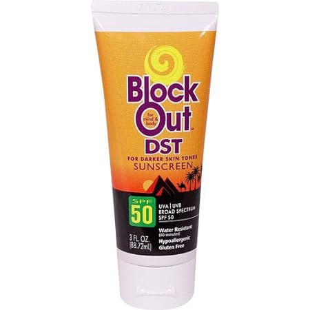 Blockout Dark Skin Tone SPF 50 Tinted Sunscreen - 3 Fl. Oz.