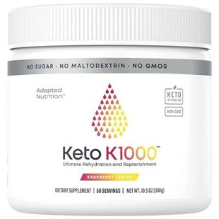 K1000 Lyte Lemon Raspberry Electrolyte Keto Powder
