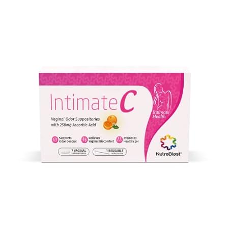NutraBlast IntimateC Vaginal Odor Suppositories| 250mg A-封面