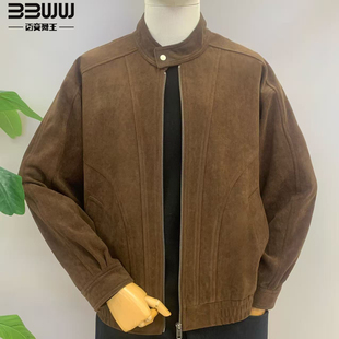 百变舞王立领夹克男春秋休闲外套