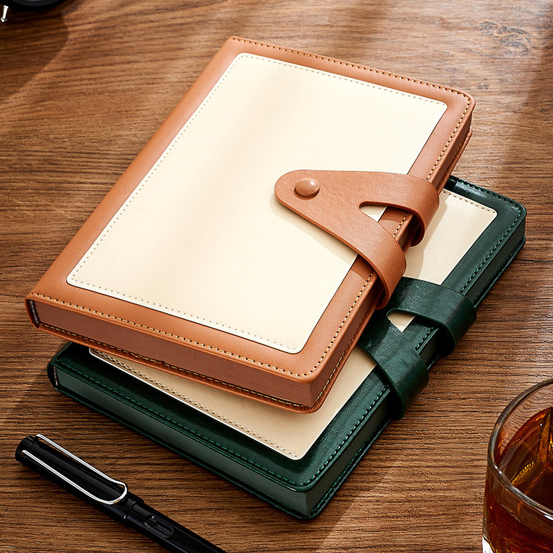 2022年新款a5笔记本本子商务办公用工作会议记录记事本定制可印logo