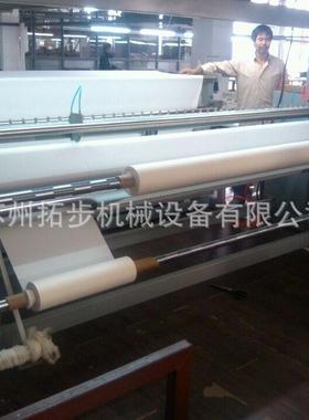 供应TB-LQT型冷切棉麻布料不毛边开边机气压刀开条多刀电热切布机