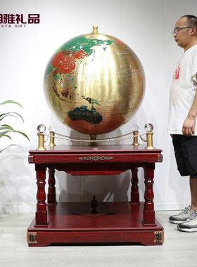 纯铜地球仪摆件办公室高端装饰品毕业季校庆开业招财乔迁庆典礼品