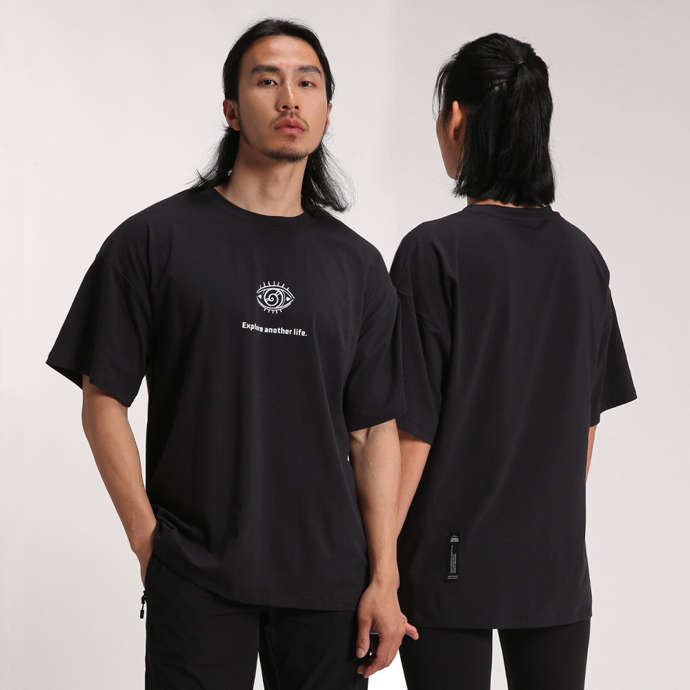 夏季男女速干t恤coolmax宽松版