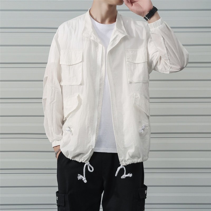 防晒衣男士夏季户外薄款工装夹克男透气大码外套防晒衫在类目 运动服/休闲服装, 运动茄克/外套中 - 来自Buy2taobao.com提供专业的淘宝代购服务