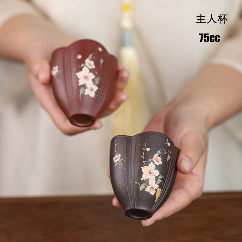 宜兴紫砂原矿手工紫砂小杯中式茶杯个人品茗杯小容量家用功夫茶具,餐饮具,茶杯,淘宝优惠券,粉丝福利购,淘宝优惠卷