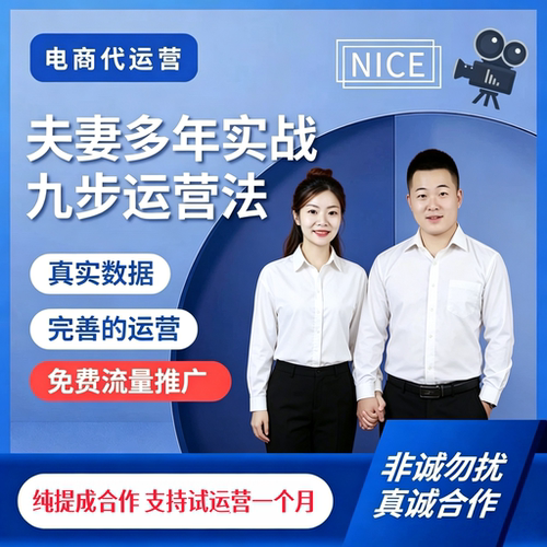 淘宝多多1688代运营新手开网店托管推广店铺装修可提成合作运营
