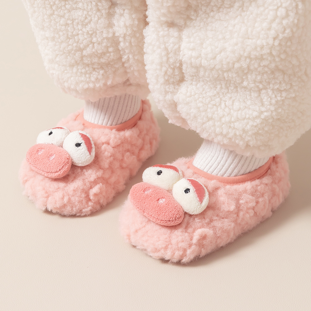 宝宝地板袜秋冬加绒加厚保暖防滑静音女童袜子鞋室内居家儿童袜套