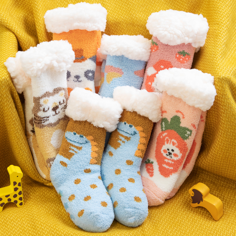 加厚保暖婴儿袜子冬季