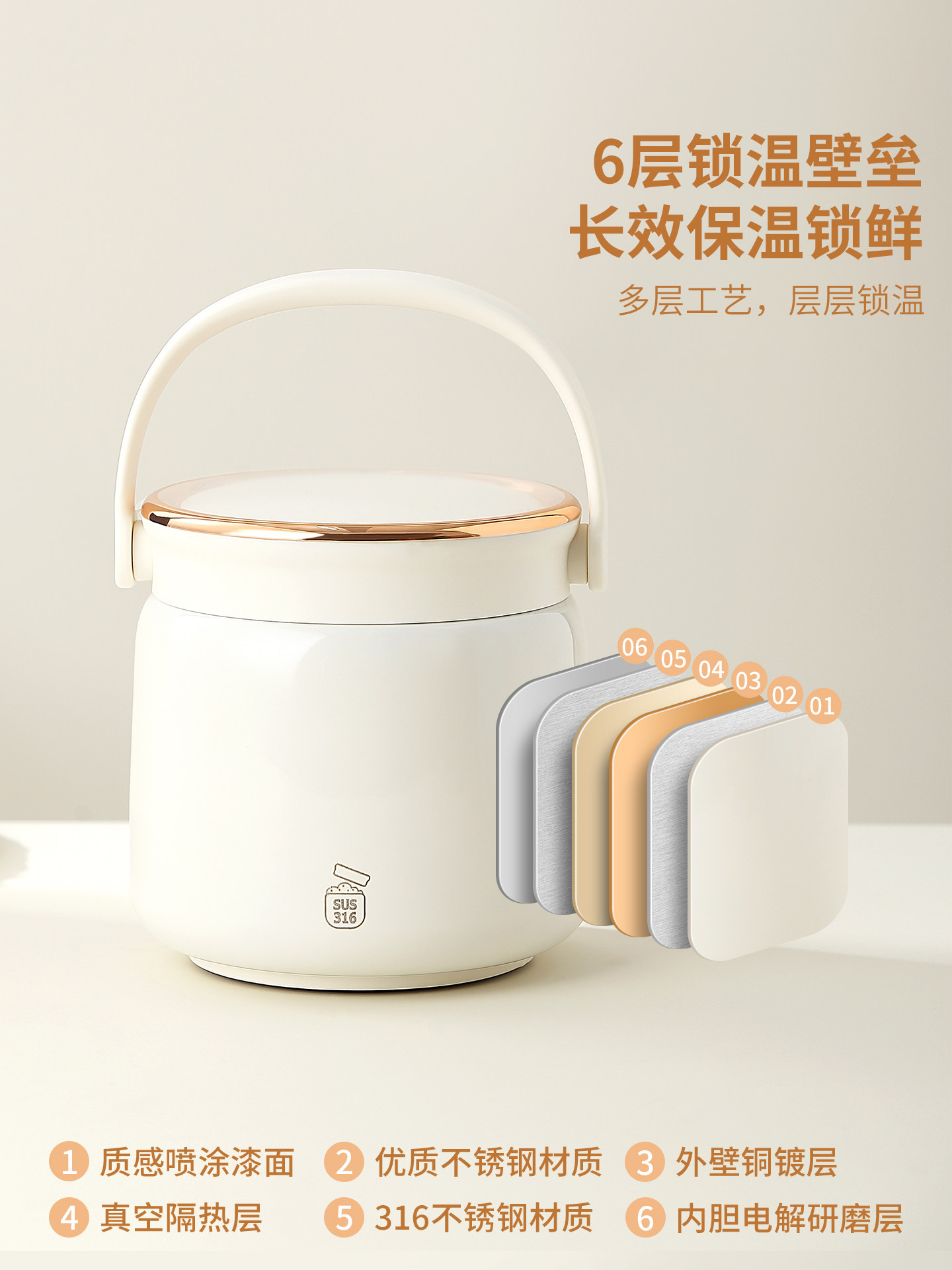 24小时超长保温饭盒不锈钢提桶上班族2025新款学生专用保温桶ac