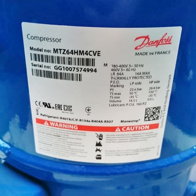 MTZ64HM4BVE MTZ64HM4CVE MT64HM4CVE MT64HM4DVE丹佛斯5匹压缩机