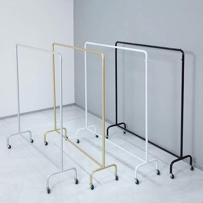 服装店展示架落地式专用龙门挂衣架单杆货架陈列架可移动带轮子