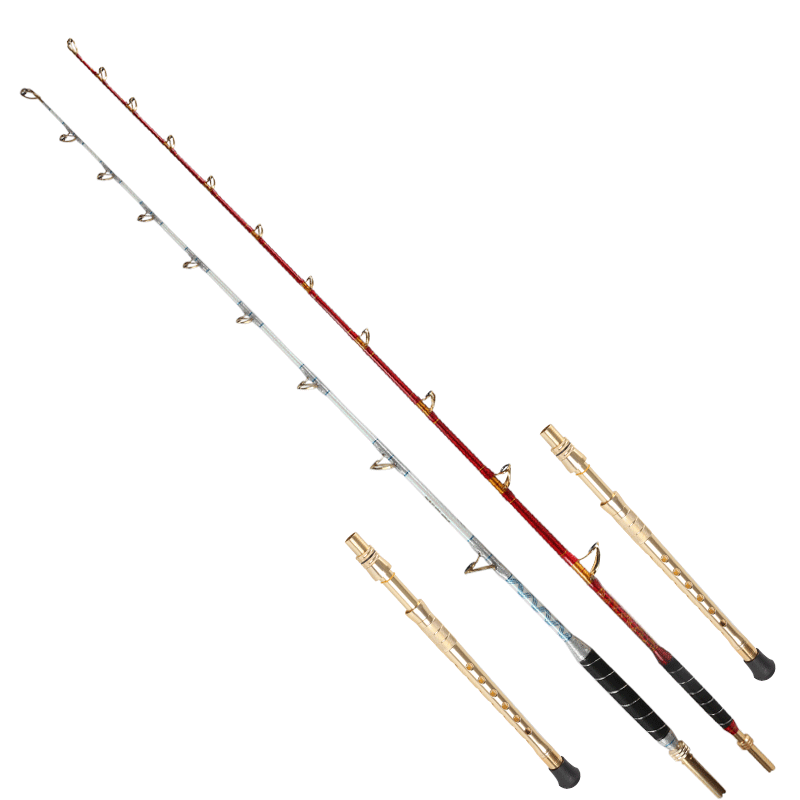 手工竿深海船竿船钓竿电绞竿南油重型船杆鳕鱼竿拖钓竿铁板竿