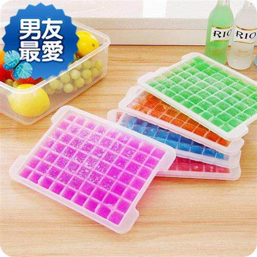 新品。创意冰格大容量4层带盖制冰盒家用冰箱制冰盒j模具冰块储存