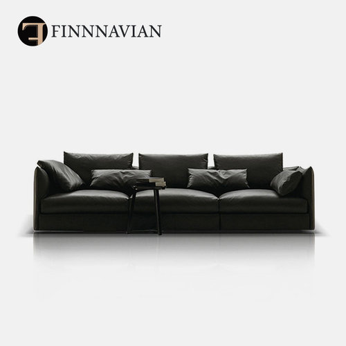 【十年质保】现代简约全真皮沙发