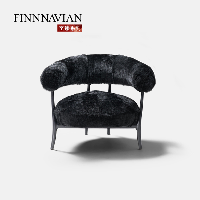 【天猫奢品】意式轻奢真皮沙发椅