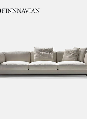 芬纳维亚传承 法式复古实木编织休闲简约布艺沙发(Denny丹尼）