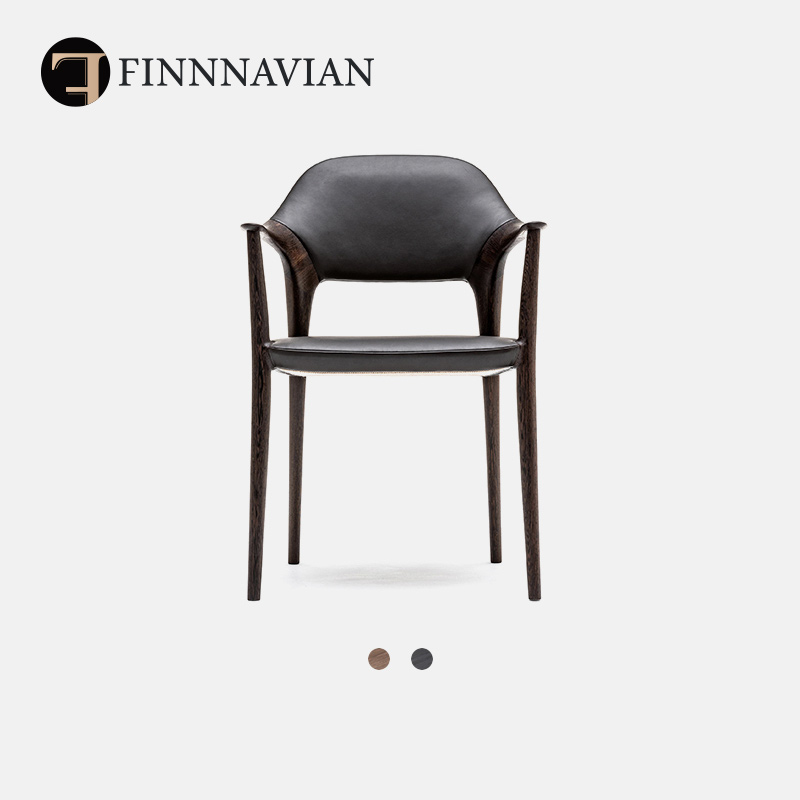 【十年质保】中古黑胡桃实木餐椅