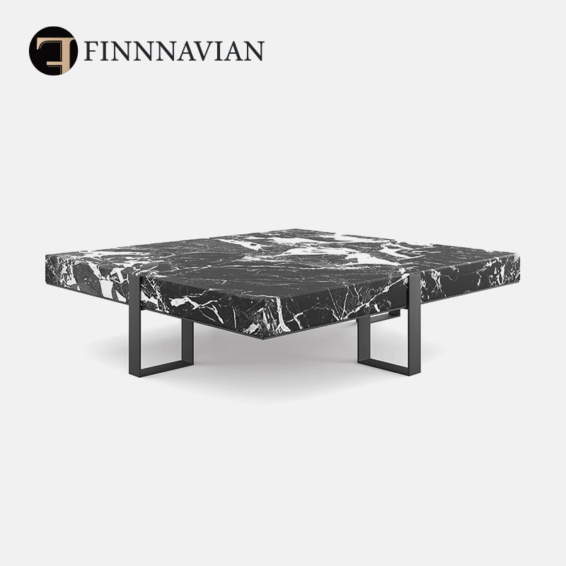 【十年质保】艺术感大理石茶几桌