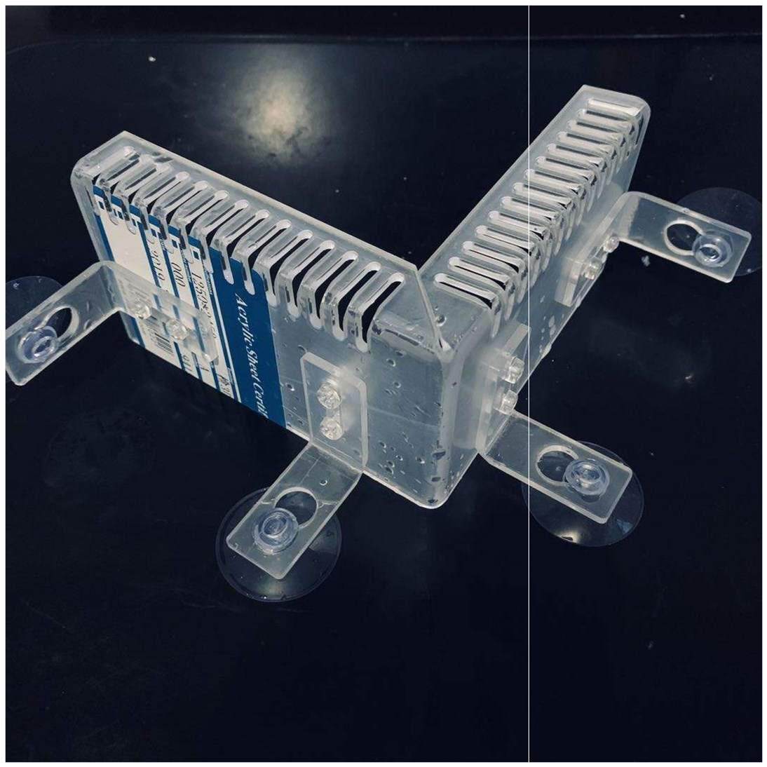 直角溢流管套装改造进水口防吸鱼过滤亚克力挡沙拦泥挡石挡砂板