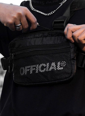 【国内现货】美潮OFFICIAL多功能休闲斜挎胸包城市机能单肩胸包