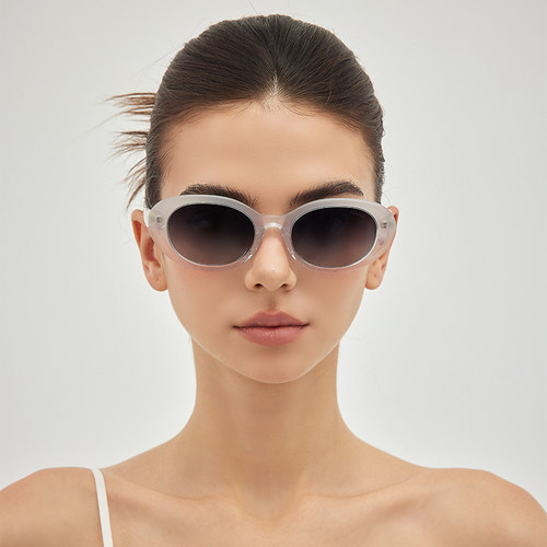 Polaroid宝丽来偏光墨镜窄方框猫眼女款时尚太阳镜防紫外线0101