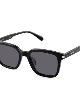 【新品】宝丽来偏光墨镜圆方框防眩光墨镜男女同款太阳镜0107