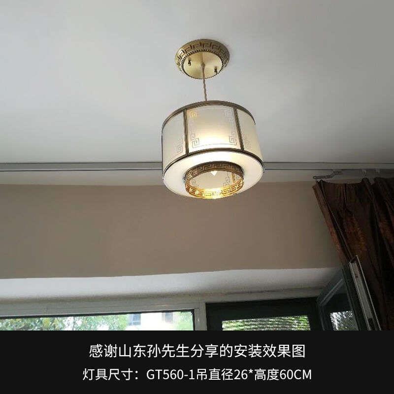 高档新灯式全铜过道灯走廊灯简阳入户门厅玄o关中仿古约台走道奢