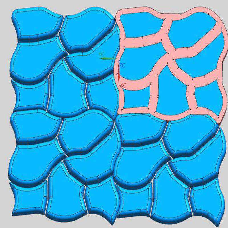 混凝土铺路仿石diy欧式园路地坪水泥地砖装饰园林大石头施工模具