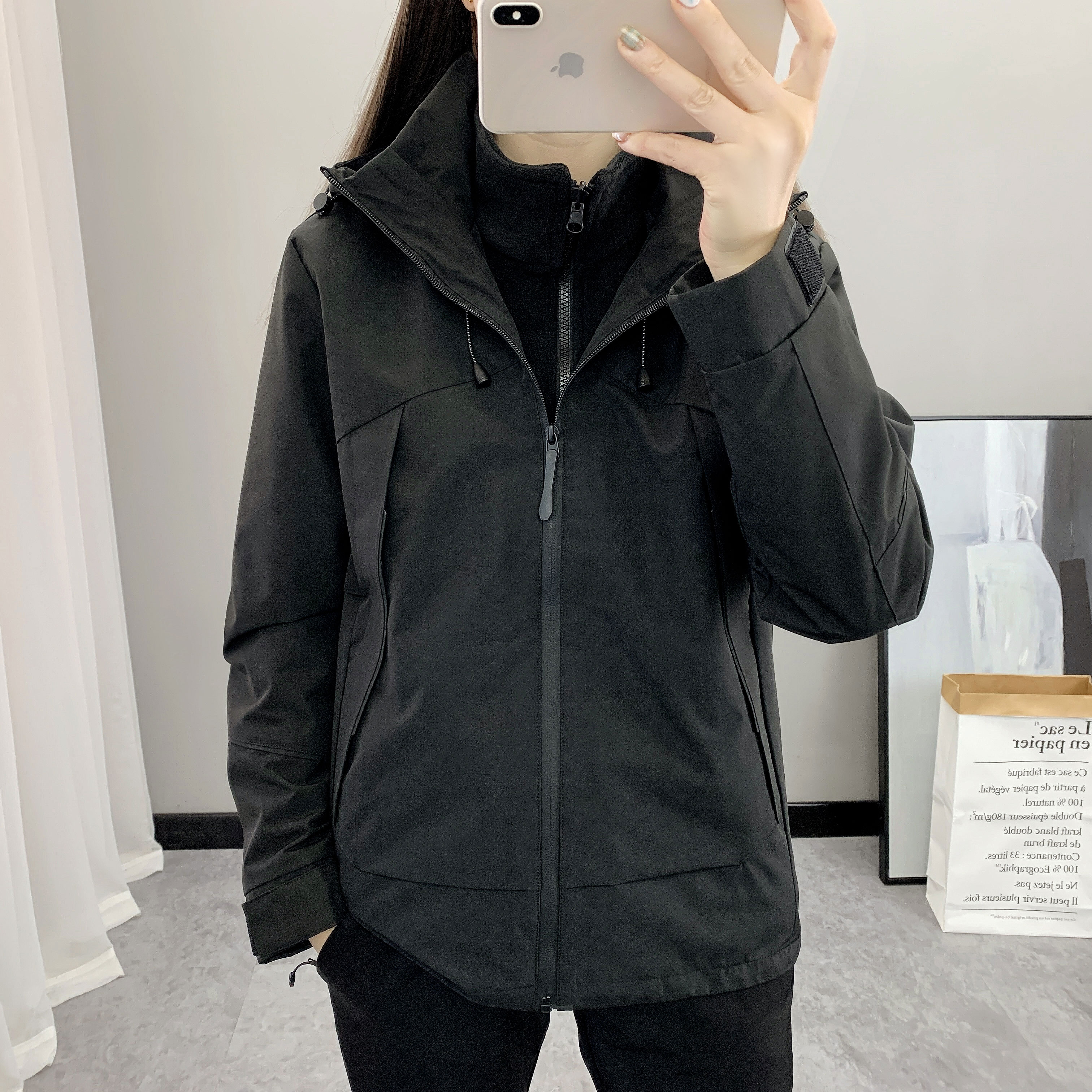 2025秋冬三合一冲锋衣女两件套