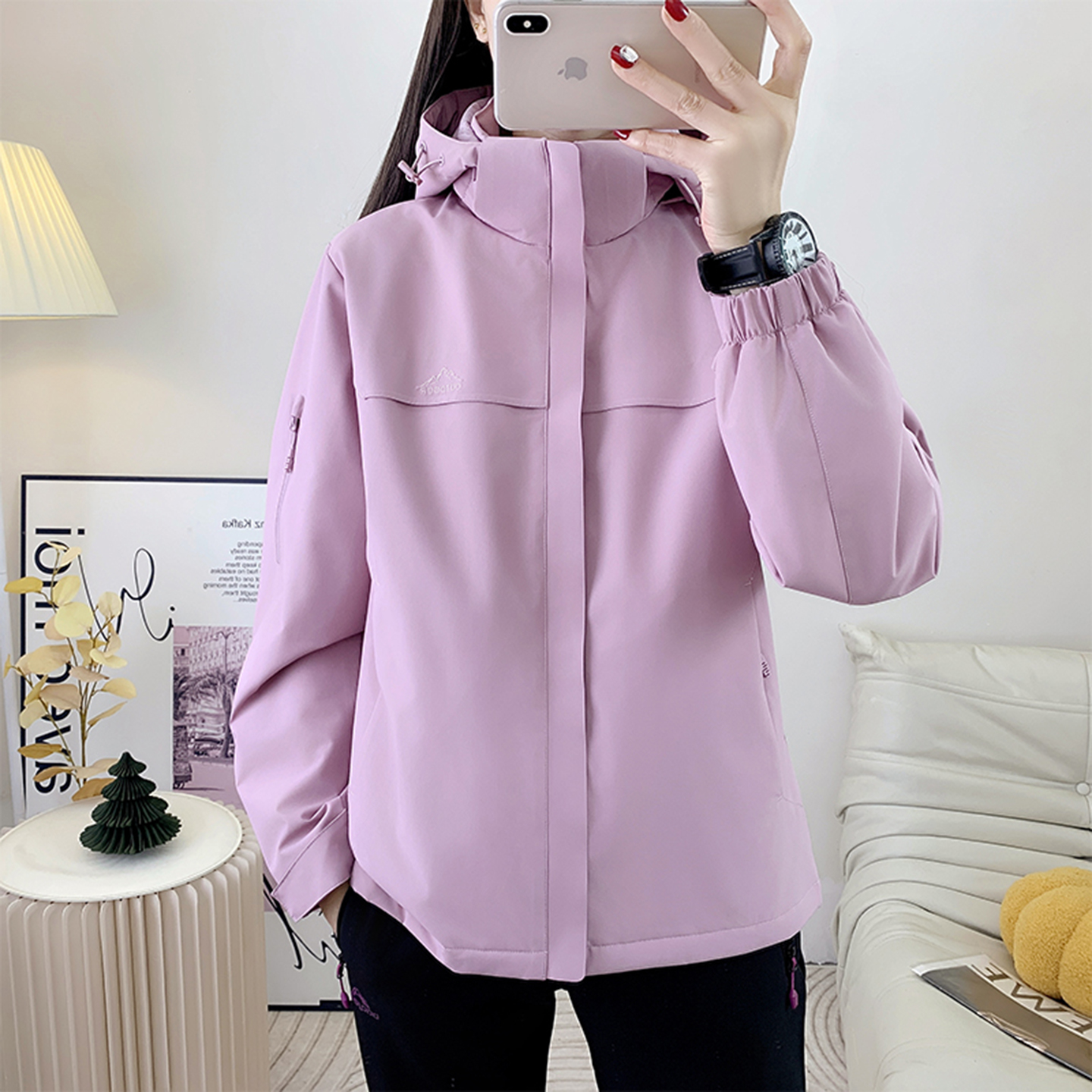 新款棉服时尚保暖冲锋衣秋冬外套