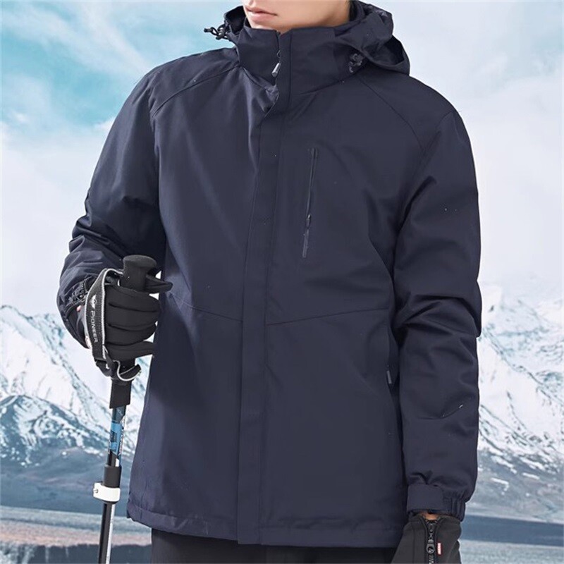 加厚冲锋衣女三合一2026新款冬季户外防风防水登山防寒服外套潮牌