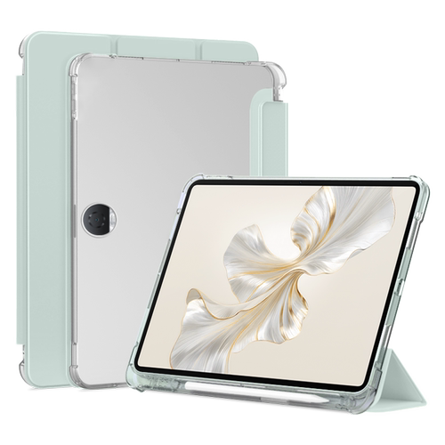 瓦浦适用于荣耀平板10保护套V9荣耀平板9软壳HonorPadX9气囊X9Pro带笔槽V8pro透明X7三折v6/v7全包12.1寸硅胶