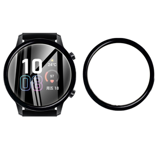 适用华为荣耀magic2手表膜watch小金表贴膜magicwatch2保护42mm智能表盘maglc钢化软膜maigc荣誉watchmagic2