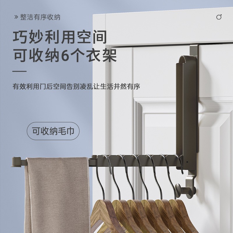 门后挂钩厚门挂衣钩免打孔挂衣架衣服毛巾无痕壁挂隐形收纳