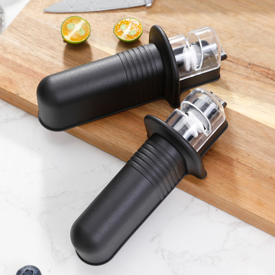 跨境磨刀器家用快速定角磨刀石厨房磨菜刀磨刀陶瓷磨刀棒