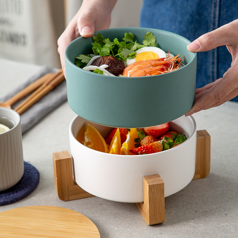 客厅水果沙拉碗法海钵防烫北欧