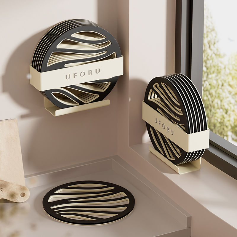 象厨双层摩登隔热垫餐桌碗碟盘垫