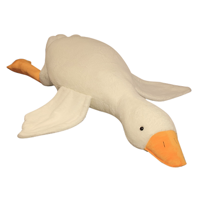 大鹅玩偶抱枕毛绒玩具抱睡公仔大白鹅娃娃圣诞节礼物床上睡觉夹腿