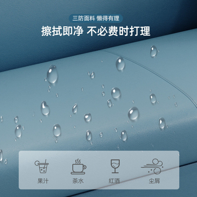 新款免洗科技布储物沙发小户型简约现代客厅公寓单人双人三人租房