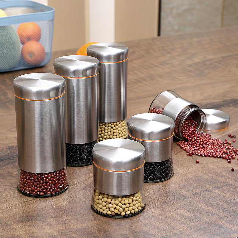 格麦玻璃瓶子密封罐带盖大容量厨房食品干货收纳罐五谷杂粮储物罐|msdalam kategori dapur/memasak Appliances, Alat dapur/Penyimpanan dapur, botol penyimpanan/bekas penyimpanan dapur, kanister - dari Buy2taobao.com untuk memberikan perkhidmatan ejen Taobao profesional membeli