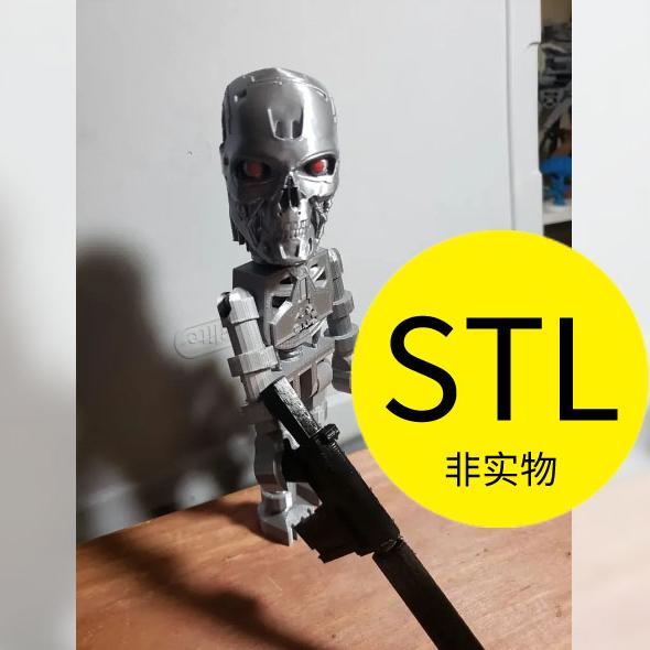 终结者创世纪电影T-800机器人乐高lego3D打印图纸素材文件stl