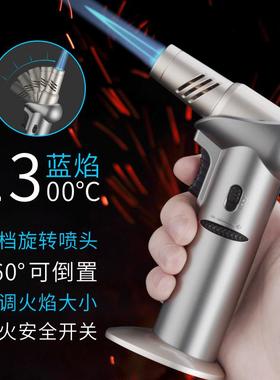 SF802可变形金属喷枪打火机直冲防风户外烧烤多用途点火枪1300℃