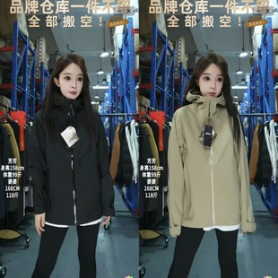 【芳芳专属】男女情侣款户外压胶单冲锋衣F8028