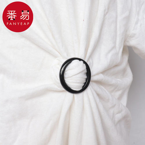 打结扣/衣角A1pn008-丝巾扣衣角扣下摆圆形扣衬衫固定恤衫简约时