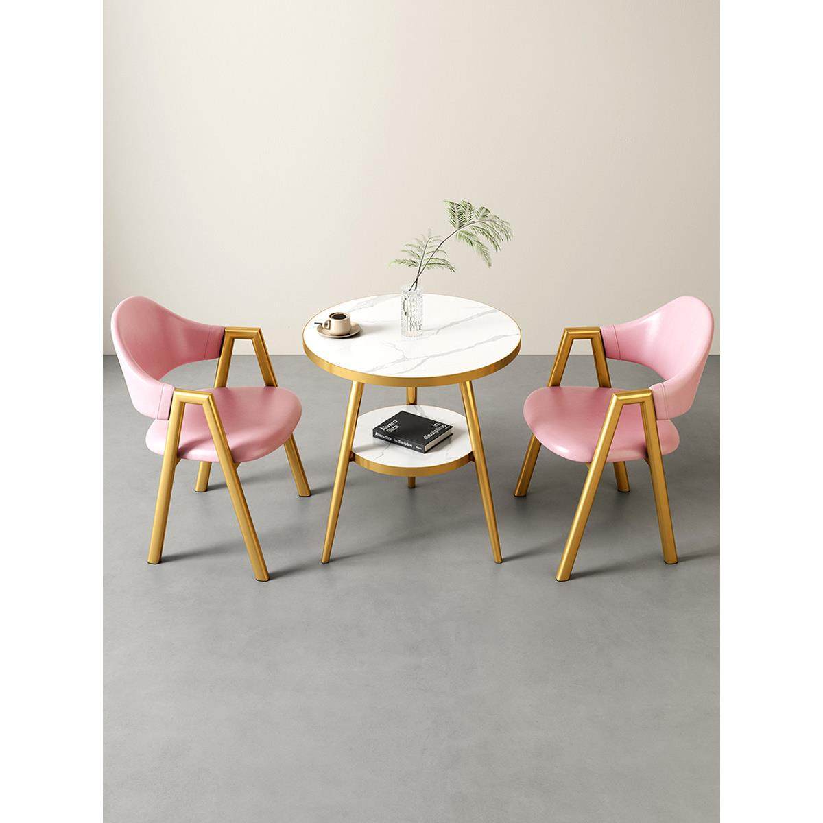 休闲洽谈接待桌椅组合家用阳台茶桌奶茶咖啡店酒店民宿双层小圆桌,住宅家具,板木餐桌,淘宝优惠券,粉丝福利购,淘宝优惠卷